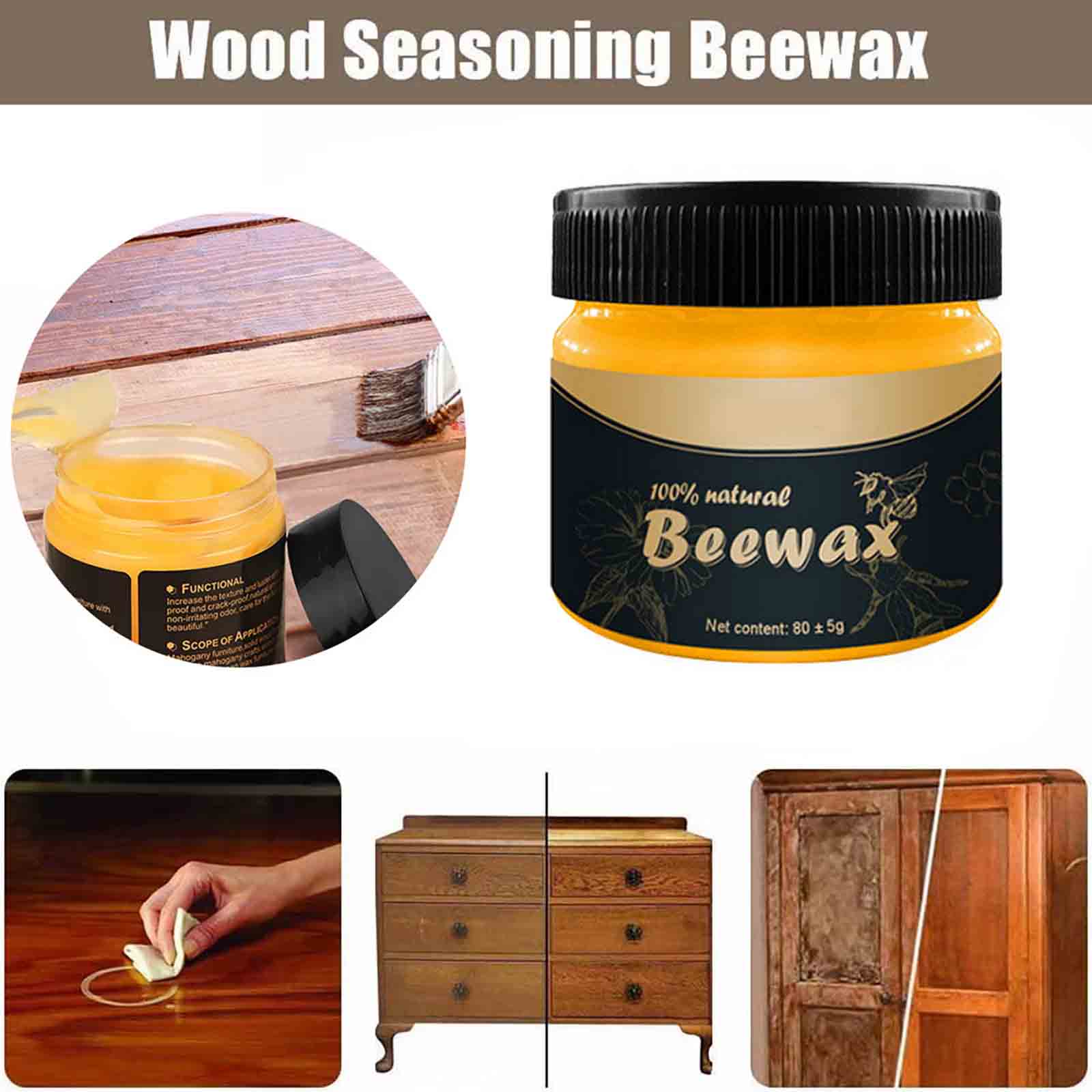 Wooden Seasoning Beewax Organi - مراجعة Woodworking Veneer وسعره