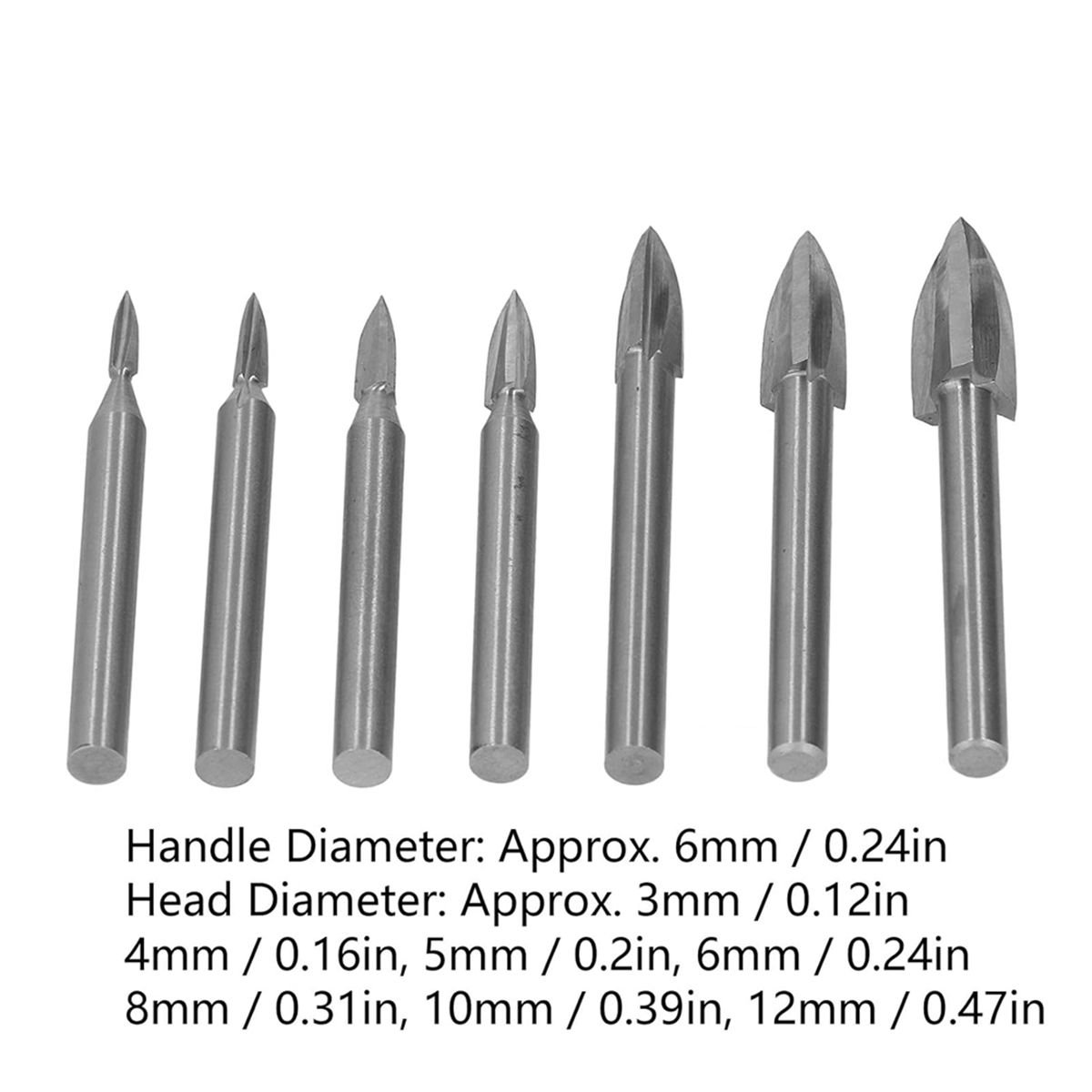 ABNJ 7Pcs Engraving Drill Bit  - مراجعة Woodworking Drill Bits وسعره