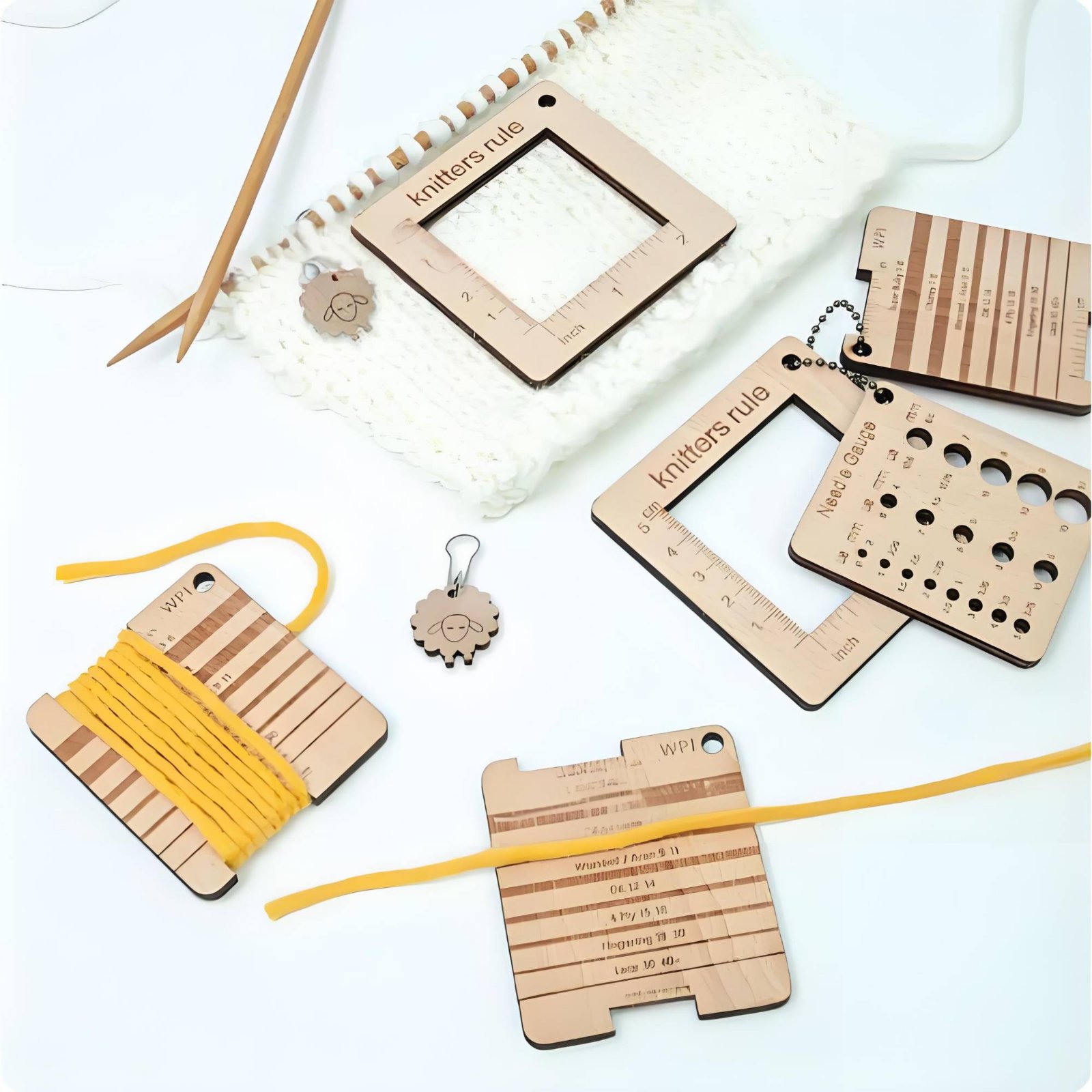 Knitting Point Gauge Clear Mar - مراجعة Marking Gauge Tool وسعره