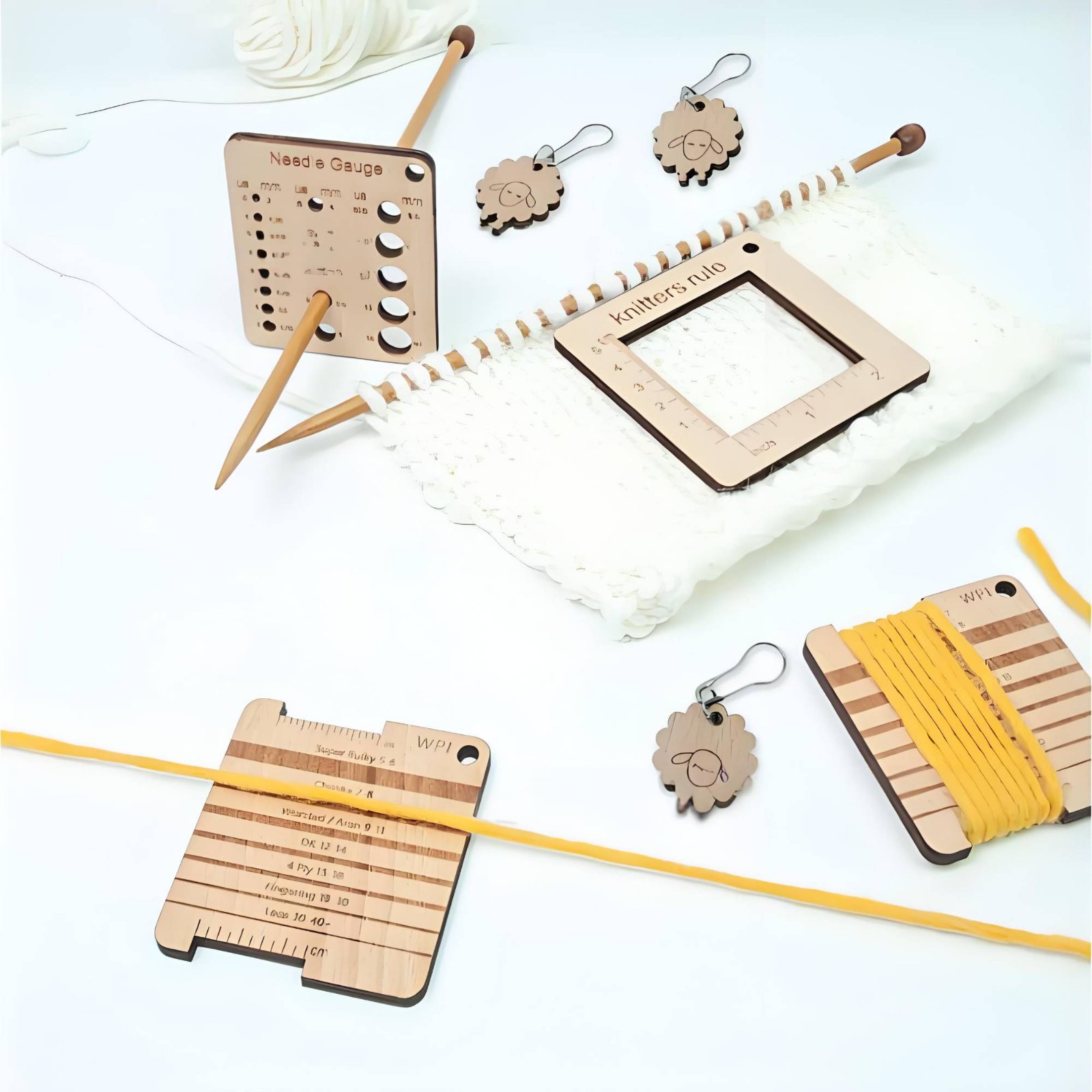 Knitting Point Gauge Clear Mar - مراجعة Marking Gauge Tool وسعره
