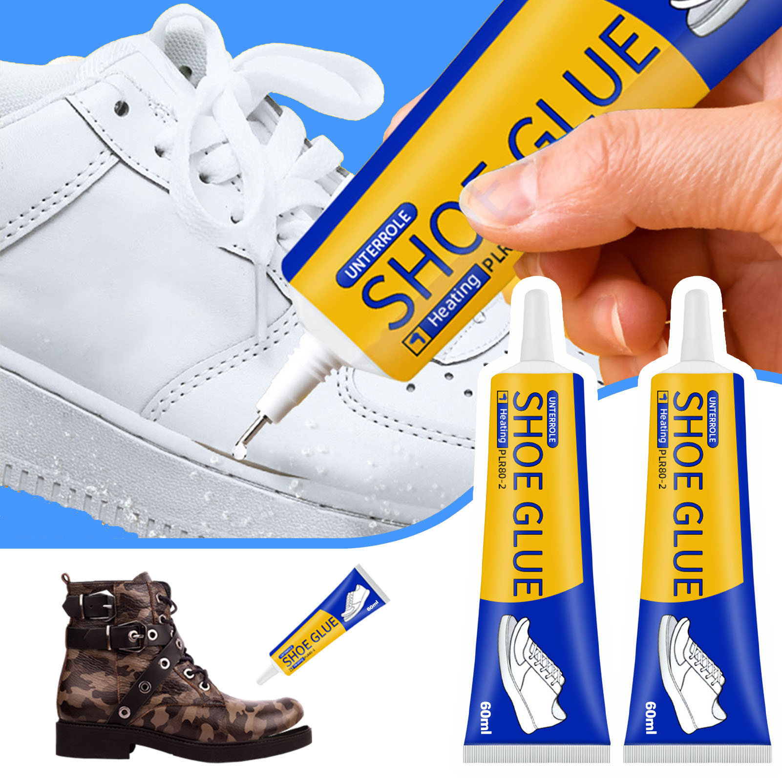 1/3pcs 60ML Clear Shoe Repair  - مراجعة Woodworking Shoes وسعره