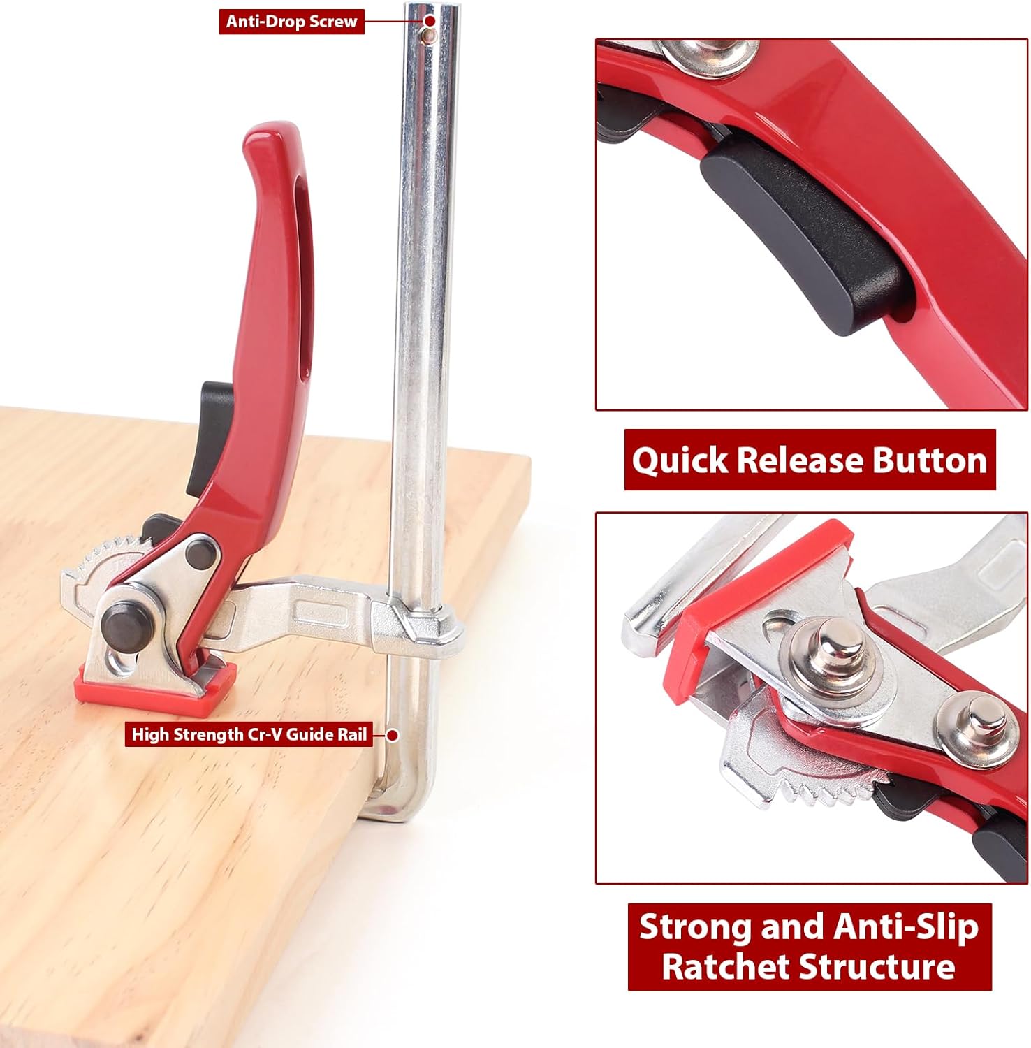Heavy Duty Ratchet F Clamp Qui - مراجعة Woodworking Z Clips وسعره
