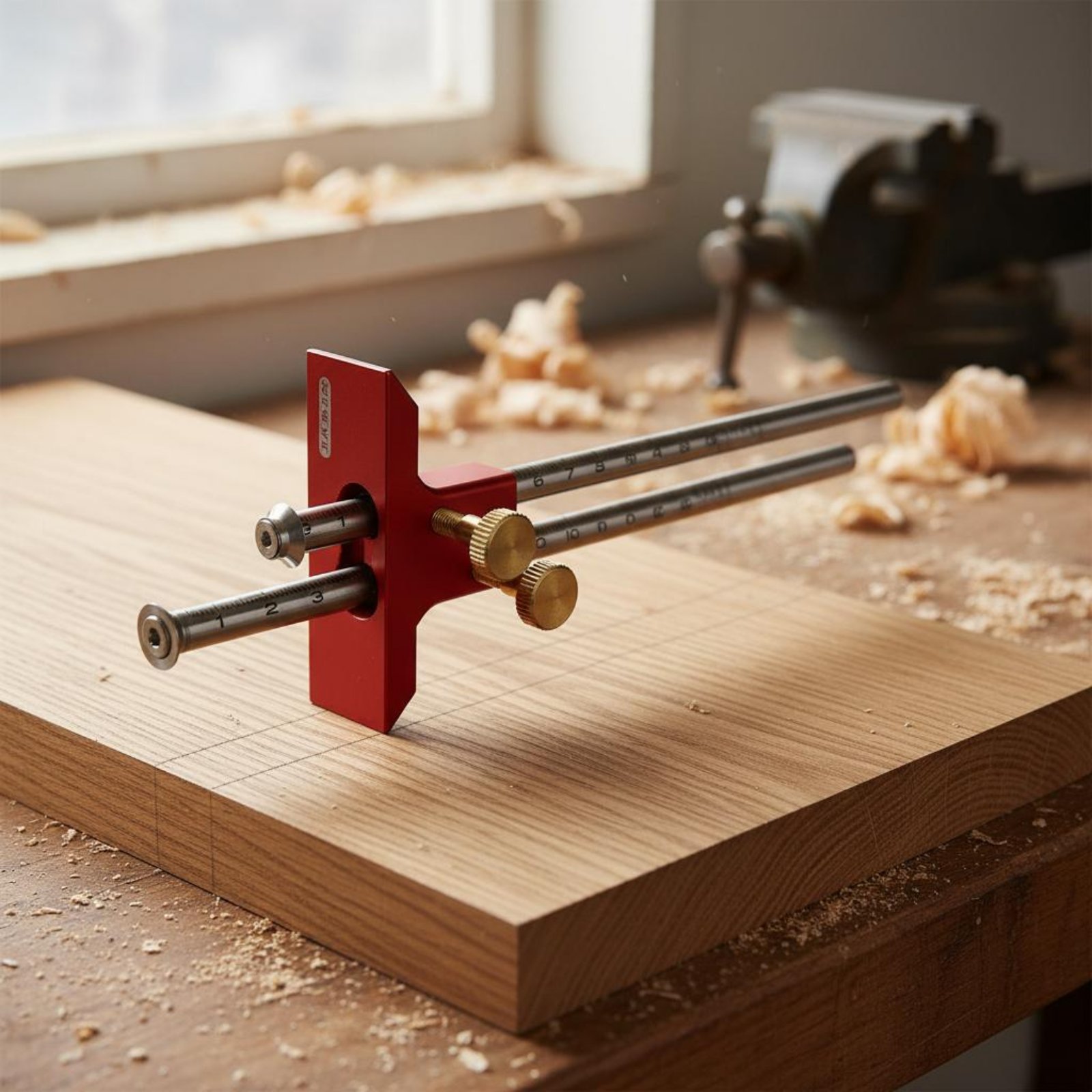 Double Head Marking Gauge Alum - مراجعة Marking Gauge Tool وسعره