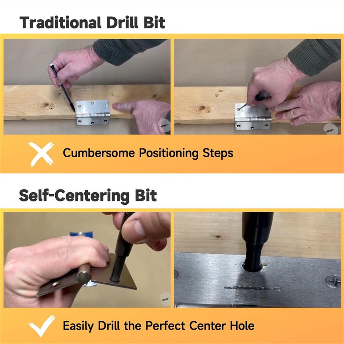 [AA49] Self Centering Drill Bi - مراجعة Woodworking Drill Bits وسعره