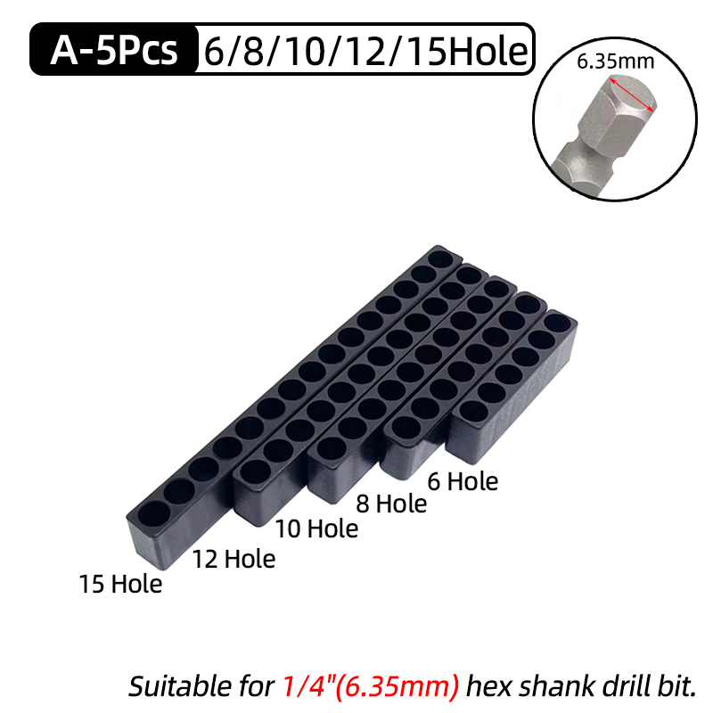 5Pcs Set 6/8/10/12/15 Holes 6. - مراجعة Woodworking Or Woodworking وسعره